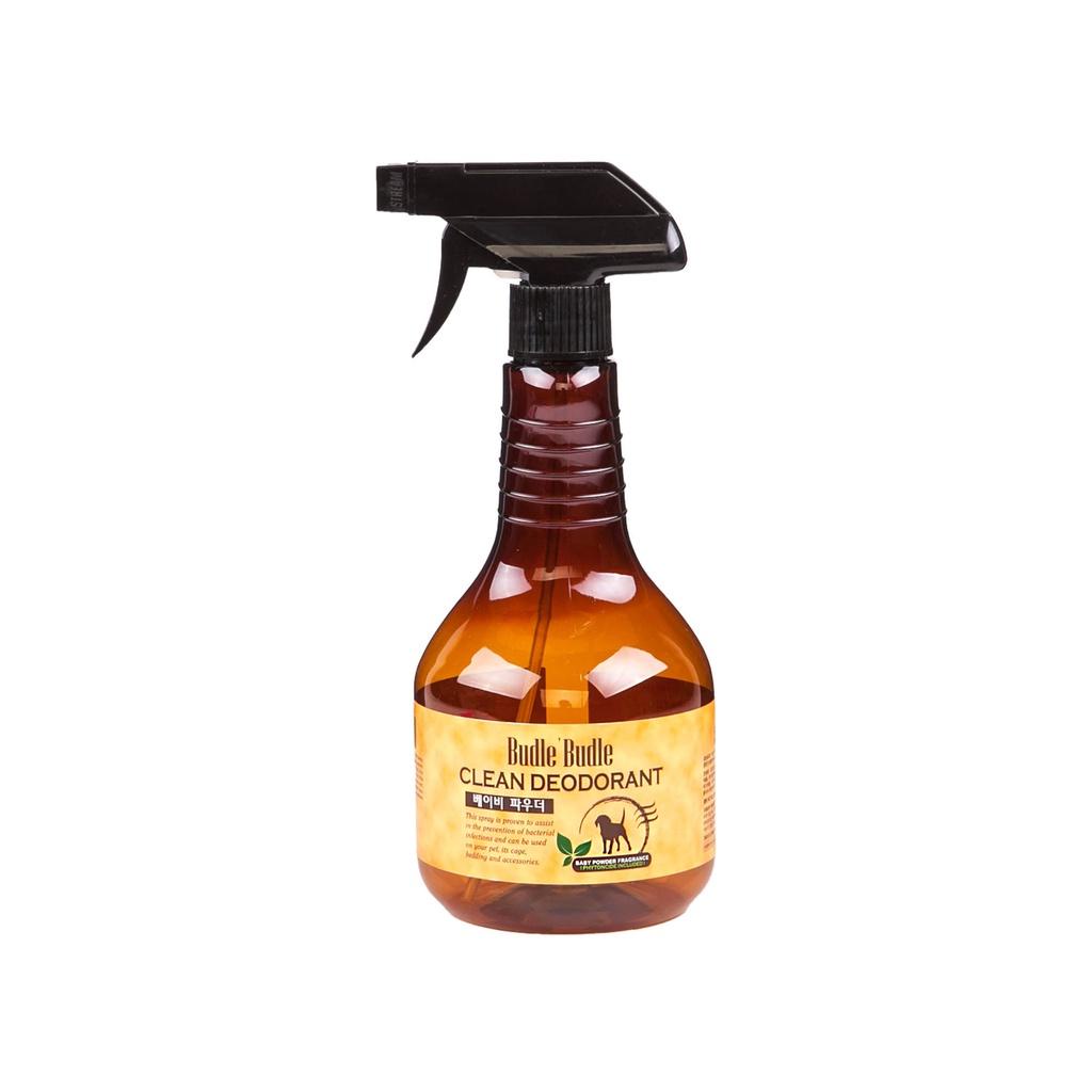 Xịt khử mùi cơ thể và dưỡng lông Budle'Budle 530ml