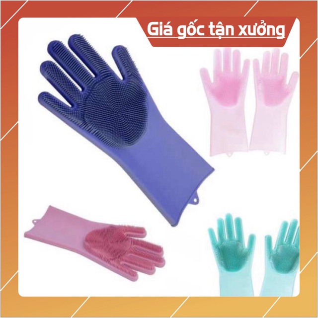 Combo 10 đôi găng tay rửa bát silicol