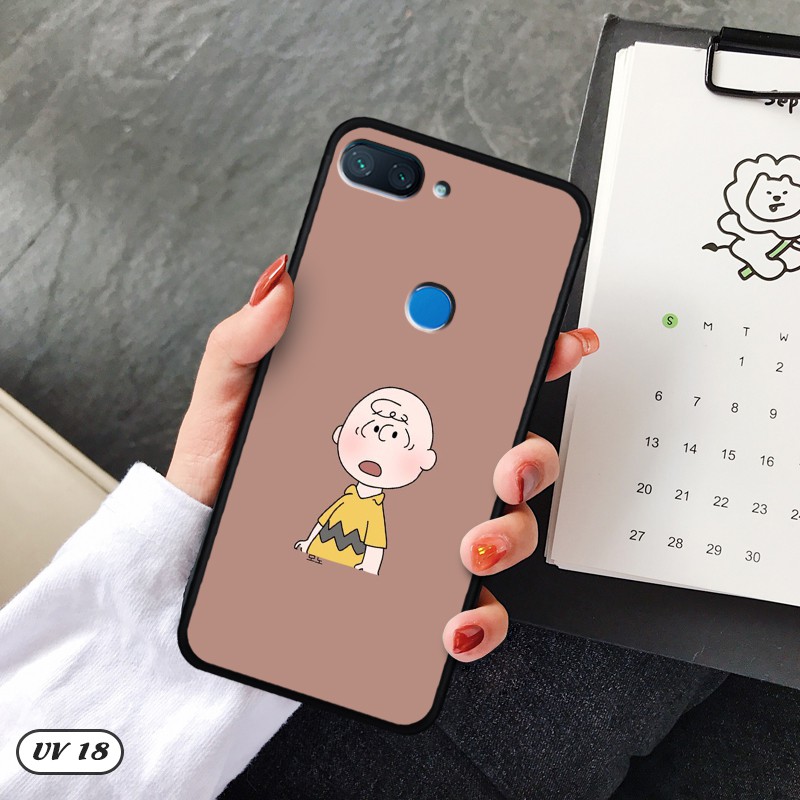 Ốp lưng Xiaomi Mi 8 Lite -lưng nhám , ngộ nghĩnh