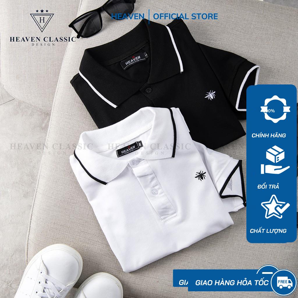⚡Áo Polo Nam thêu ong ⚡ 2 màu cực đẹp, hàng chính hãng Heaven