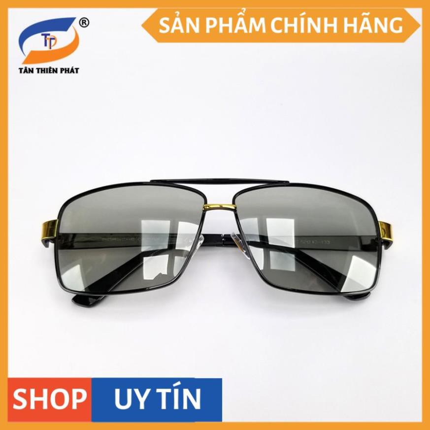 Kính mát nam đổi màu đi ngày và đêm 8031 - Tròng kính Polarized phân cực, chống nắng, chống UV - Mắt kiếng nam đi đêm