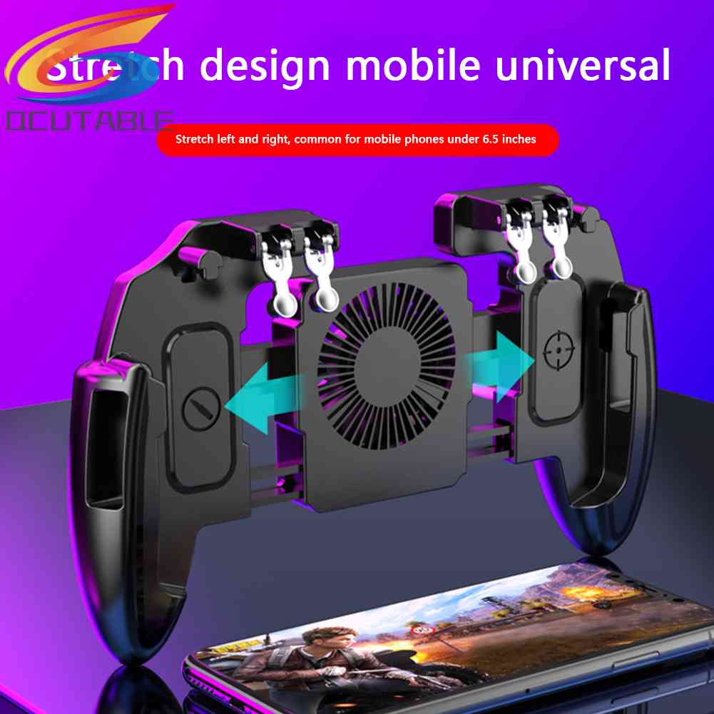 Tay Cầm Chơi Game PUBG 6 Ngón Có Quạt Tản Nhiệt