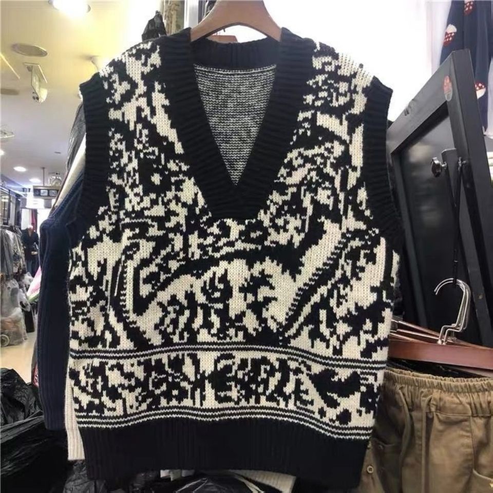 Áo len không tay dáng rộng thiết kế mới thời trang theo phong cách hàn quốc dành cho nữ