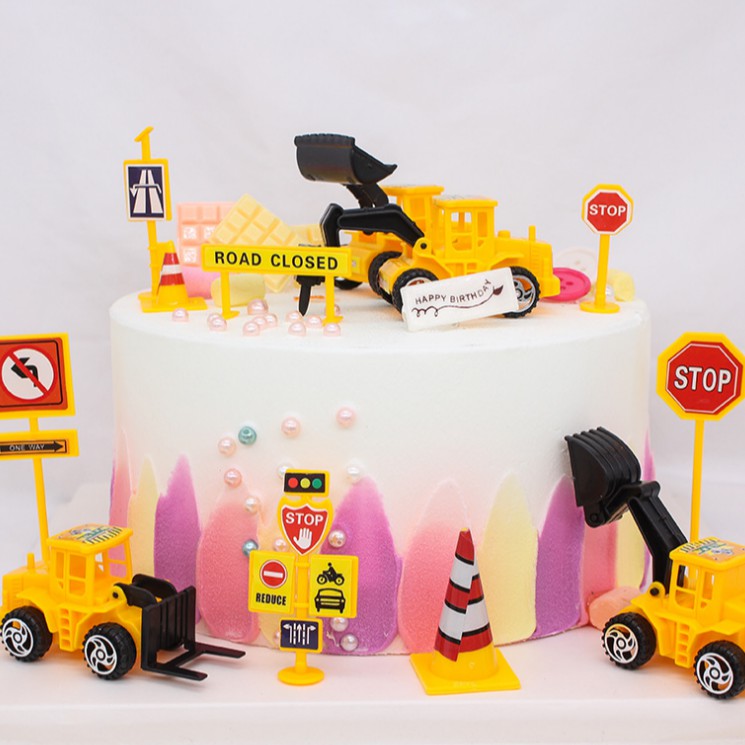 [FREESHIP❤️] - Bộ xe công trình 6 món - Phụ Kiện Bánh | BigBuy360 - bigbuy360.vn