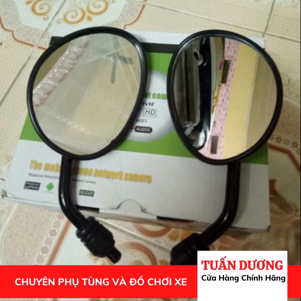 Gương chiếu hậu tai mèo hàng đẹp, gương trang trí thời trang lắp cho các loại xe