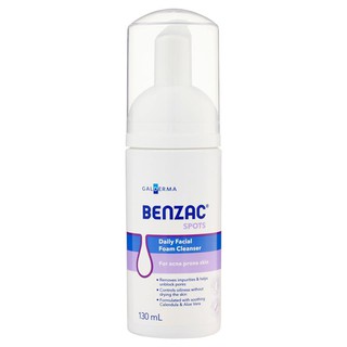 Sữa rửa mặt tạo bọt Benzac Daily Facial Foam Cleanser 130ml