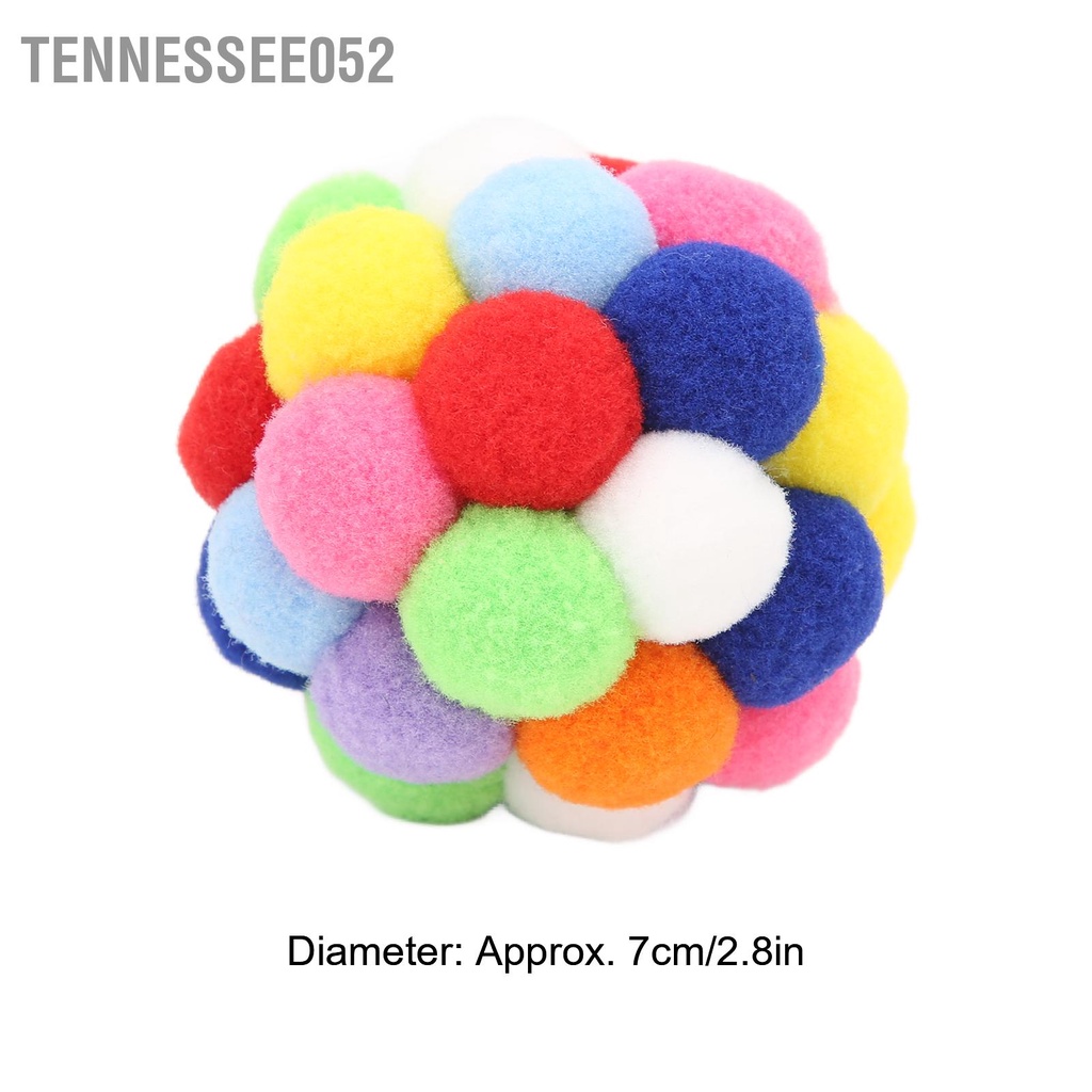 Bóng Đồ Chơi Mềm Có Chuông Nhiều Màu Sắc Cho Mèo Cưng