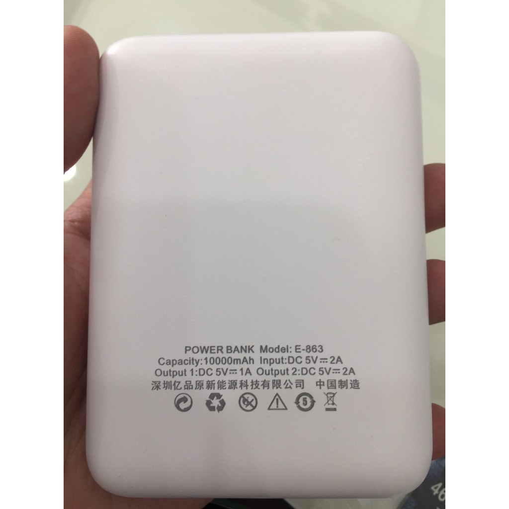 ⚡Giá Gốc⚡ Sạc dự phòng EPENYU E863 dung lượng 10.000mAh có LED hiển thị Cao cấp