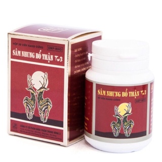  sâm nhung bổ thận tw3 lọ 30 viên 
