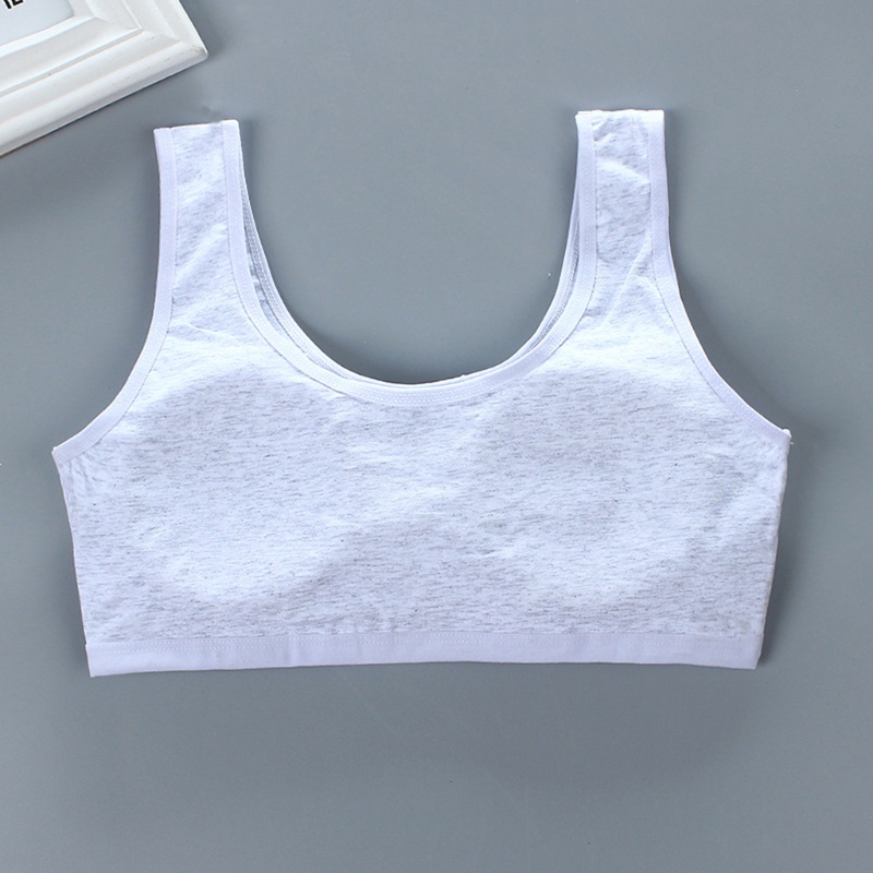 Áo Ngực Cotton Cổ Chữ U Dây Bản Rộng In Họa Tiết Hoạt Hình Cho Nữ