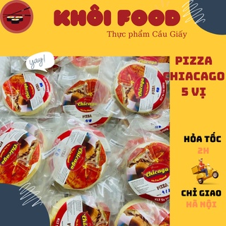 Pizza nhồi chicago vị bò size 16cm x3 lần phô mai cực ngon