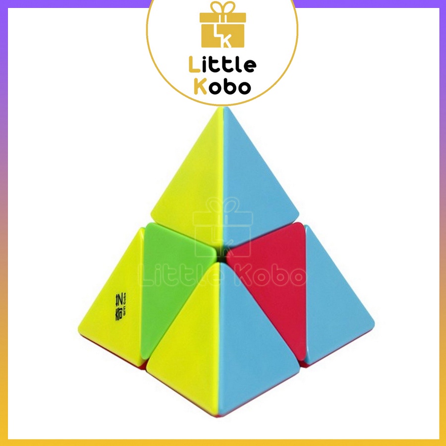 Rubik Tam Giác QiYi Pyramorphix QiYi Pyraminx 2x2 Stickerless Rubic Biến Thể Đồ Chơi Trí Tuệ