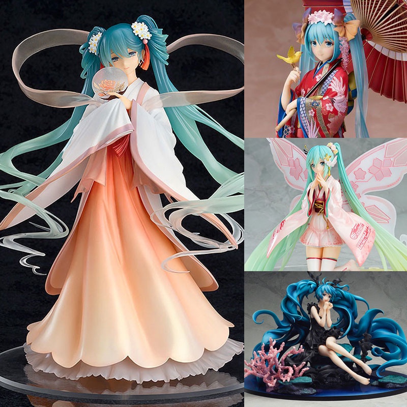 Hatsune Miku làm bằng tay kimono miku tuyết hoa anh đào bướm công chúa mô hình ngoại vi trang trí búp bê búp bê có thể d