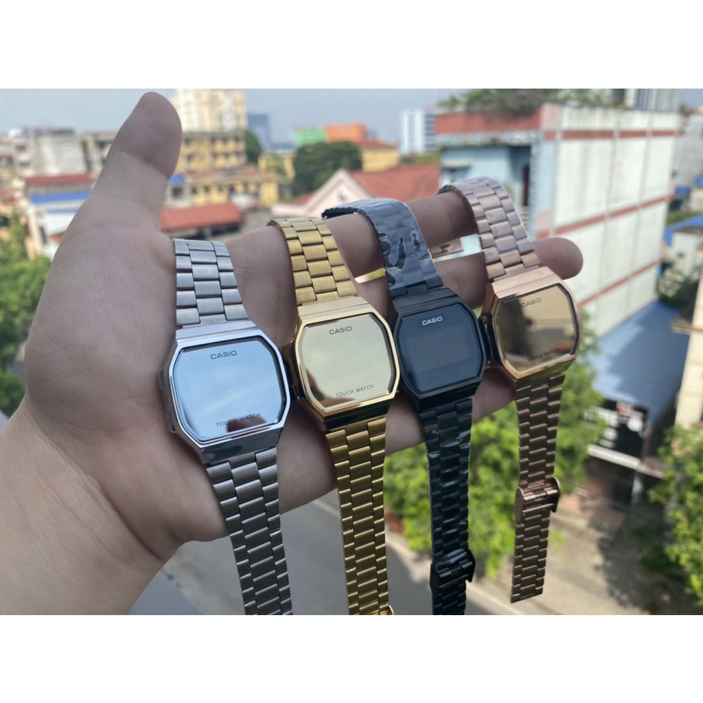 Đồng hồ nam, nữ Gozid Tráng gương LED cảm ứng cao cấp, dây thép sang trọng cho giới trẻ-Gozid.watches | WebRaoVat - webraovat.net.vn