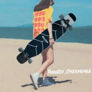 [GIÁ SỈ]  Ván trượt cao cấp DANCING LONGBOARD 110cm ABEC 11 60x45 80A Blackline gỗ ép keo nhiệt 7 lớp