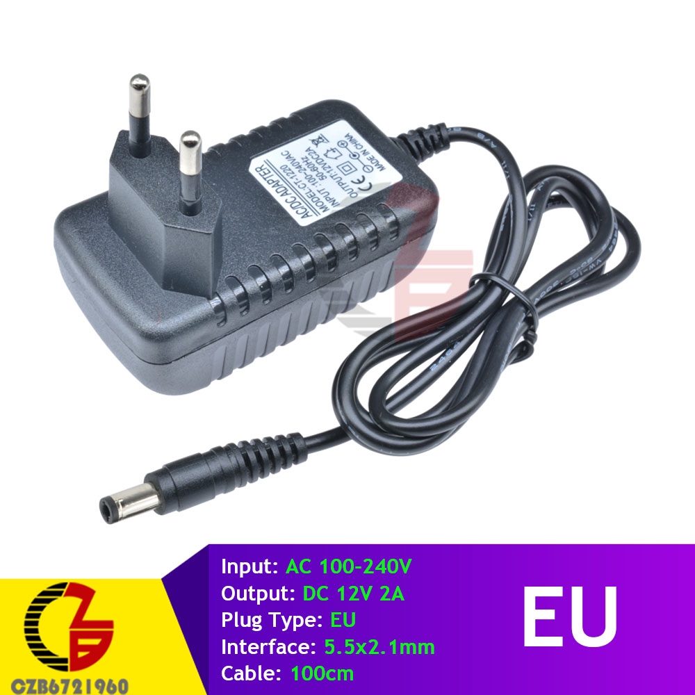 US EU Power Adapter AC 100V-240V to DC 12V 9V 5V 2A 1A Power Supply Transformer Voltage Converter 110V 220V Plug Socket Charger | BigBuy360 - bigbuy360.vn