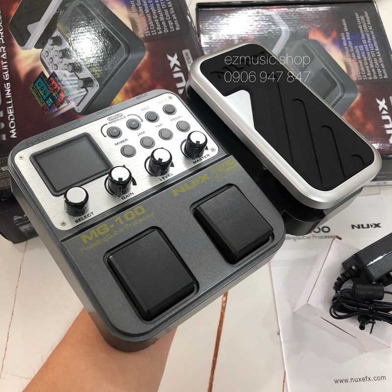 Phơ bàn giá rẻ NUX MG-100 cho guitar điện