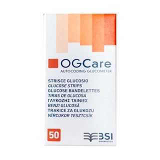 Que Thử Đường Huyết Ogcare (50 Que/Lọ) - Hàng Chính Hãng - Date xa