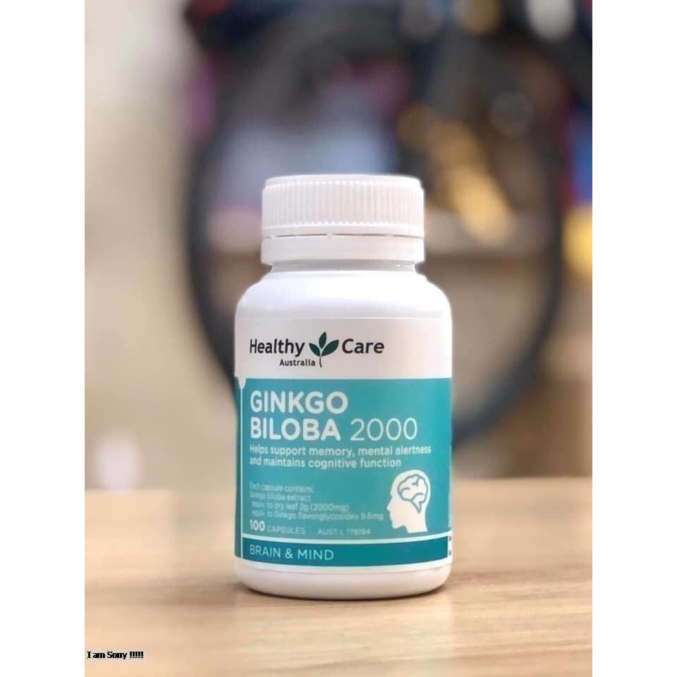 Viên uống bổ não Healthy care ginkgo bibola 100 viên của Úc- ĐỦ BILL-ĐI AIR-DATE XA | BigBuy360 - bigbuy360.vn