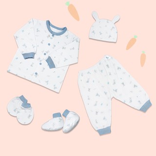 SET sơ sinh dài tay mỏng 5 món MIOMIO