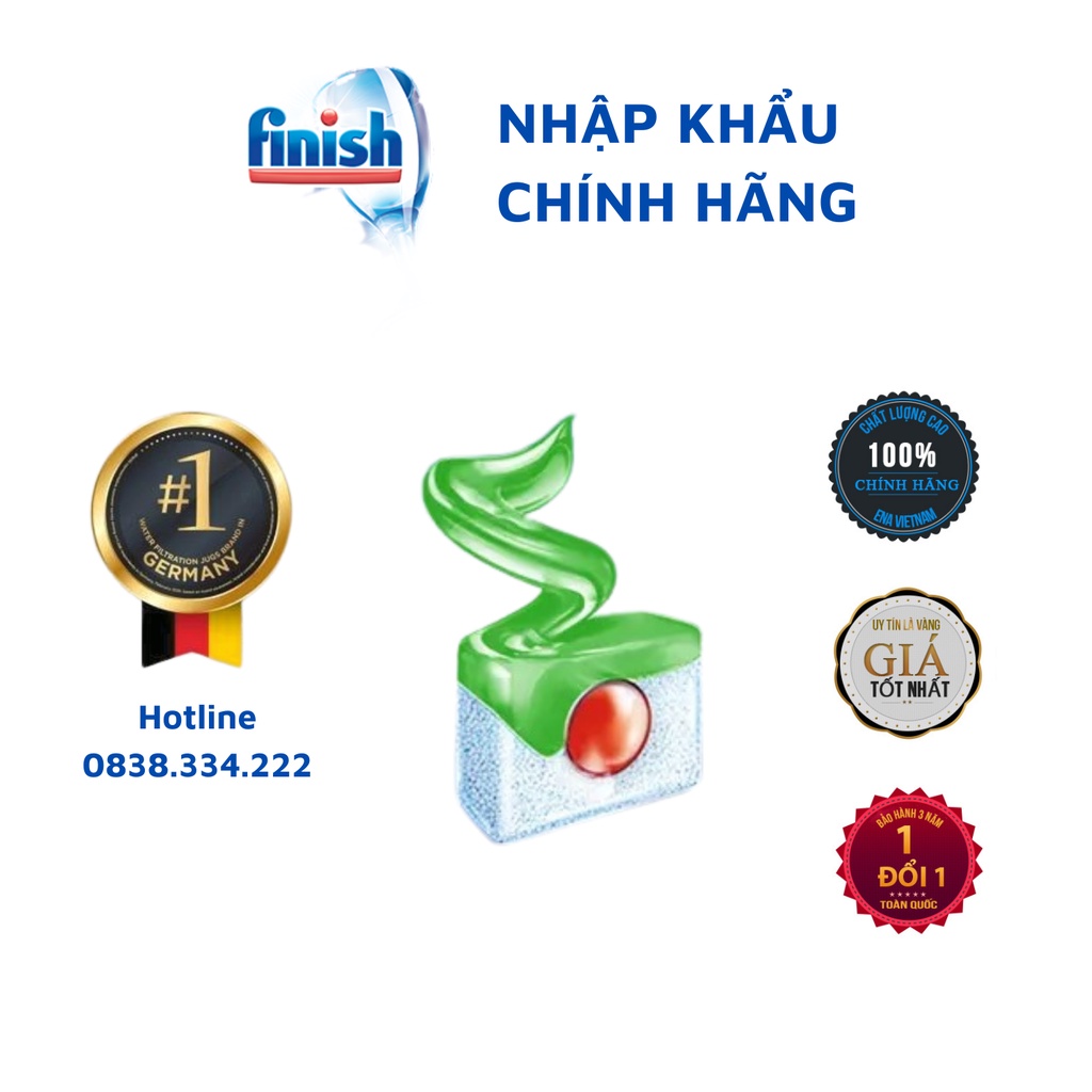 [HCM] Viên rửa bát chén cho máy Finish Classic, All in 1, All in 1 max, Quantum max