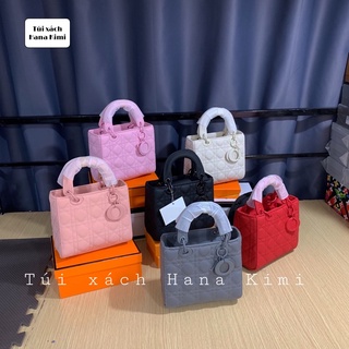 Túi đeo chéo nữ, Túi D Lady tag cùng màu túi size 20