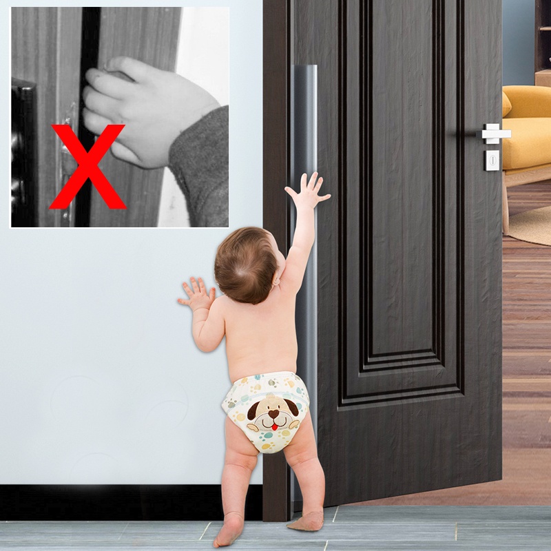 Miếng Dán Chắn Khe Cửa Bảo Vệ An Toàn Chống Kẹp Tay Cho Bé