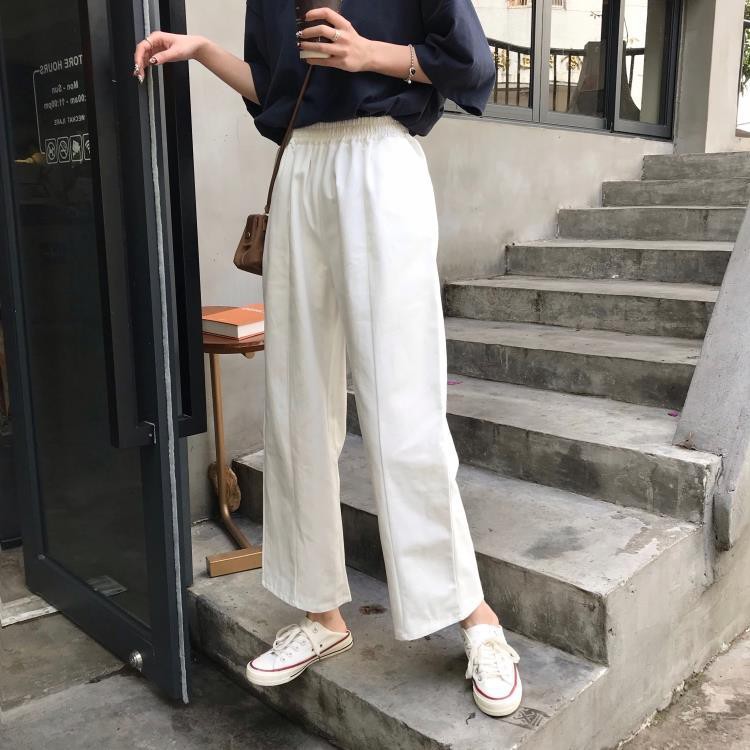 Quần Ống Rộng Lưng Cao Phong Cách Hàn Quốc Dành Cho Nữ | BigBuy360 - bigbuy360.vn