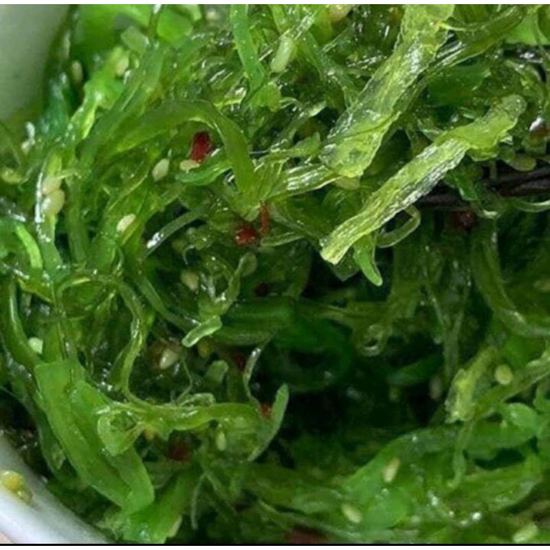 [CHỈ GIAO  ,TPHCM   Rong biển tươi Hàn Quốc - seaweed salad bịch 1ký ,,( SALE)trộn sẵn gia vị,