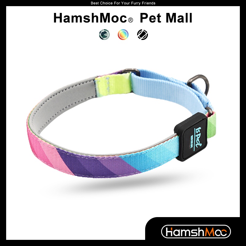 HamshMoc Vòng cổ huấn luyện chó có đệm mềm mại trọng lượng nhẹ dễ điều chỉnh