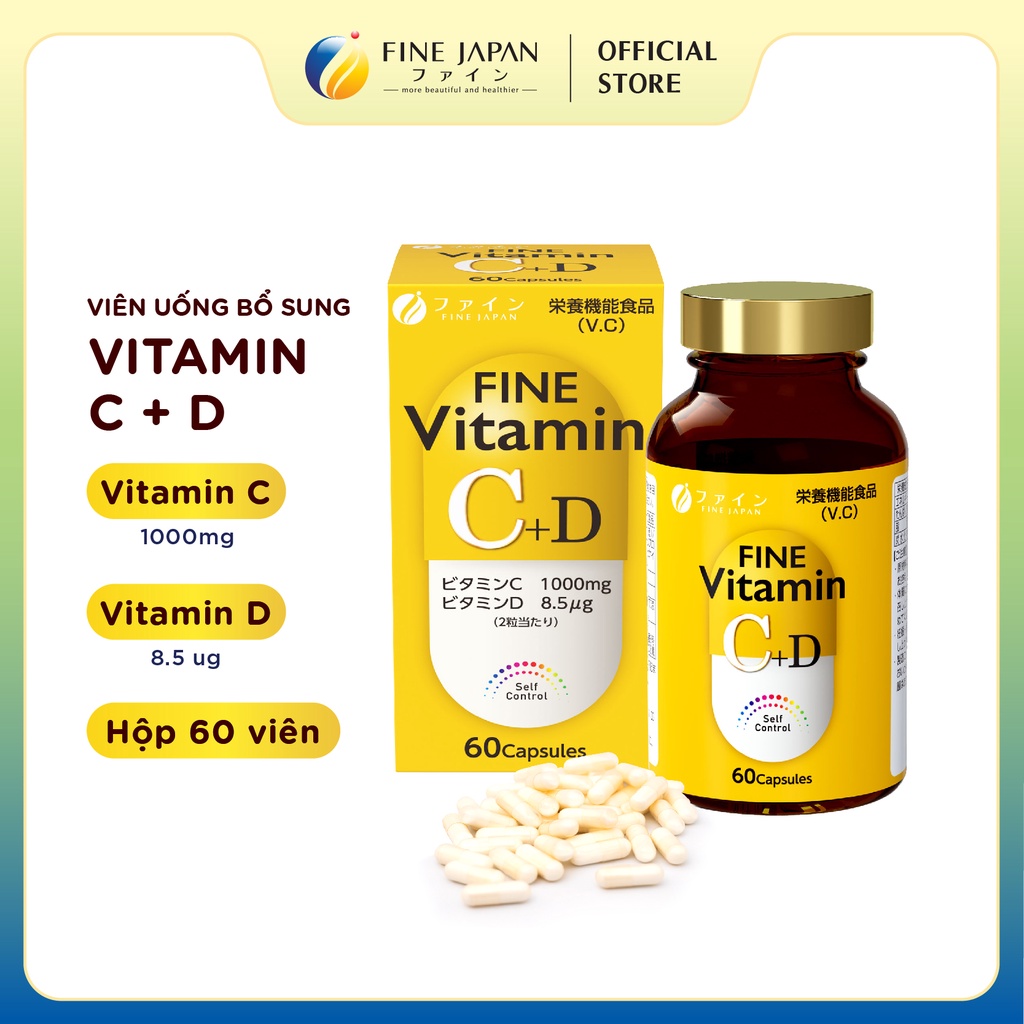 Combo Viên uống dinh dưỡng FINE JAPAN ngừa suy nhược cơ thể cho mẹ&phát triển chiều cao cho bé