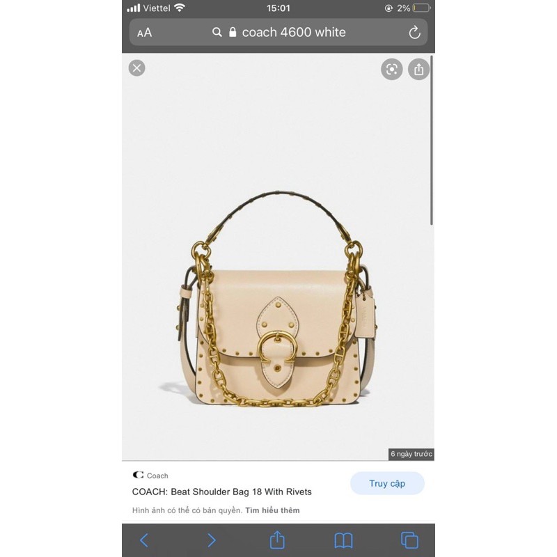 [Auth Tuồn -DA THẬT] Túi Coach