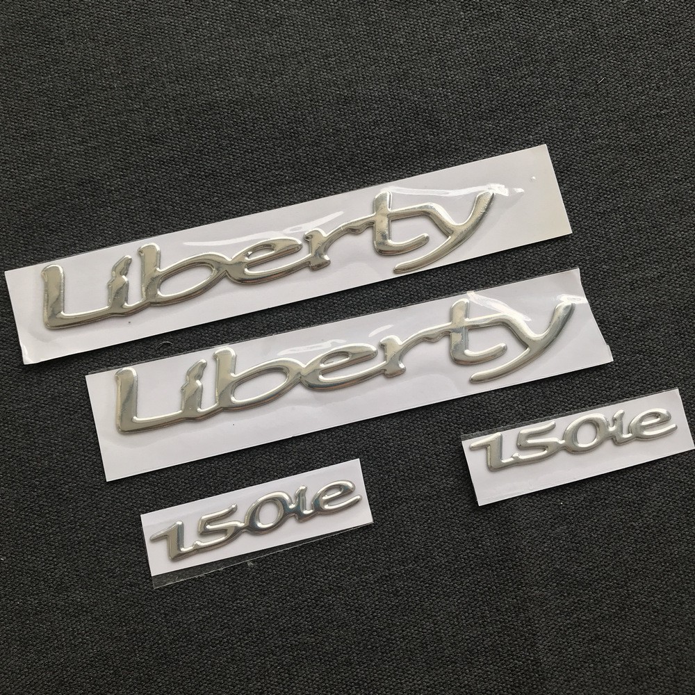 [BẢO HÀNH UY TÍN] BỘ TEM CHỮ LOGO MẪU ZIN CHO LIBERTY 125ie HÀNG SIÊU BỀN