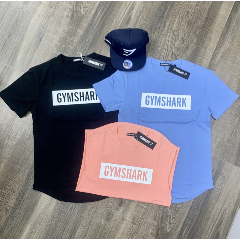 [Ảnh thật]  [Rẻ vô địch] Áo phông gym Logo GYMSHARK siêu co dãn không bao xù cho kiêm tra hàng trước khi thanh toán