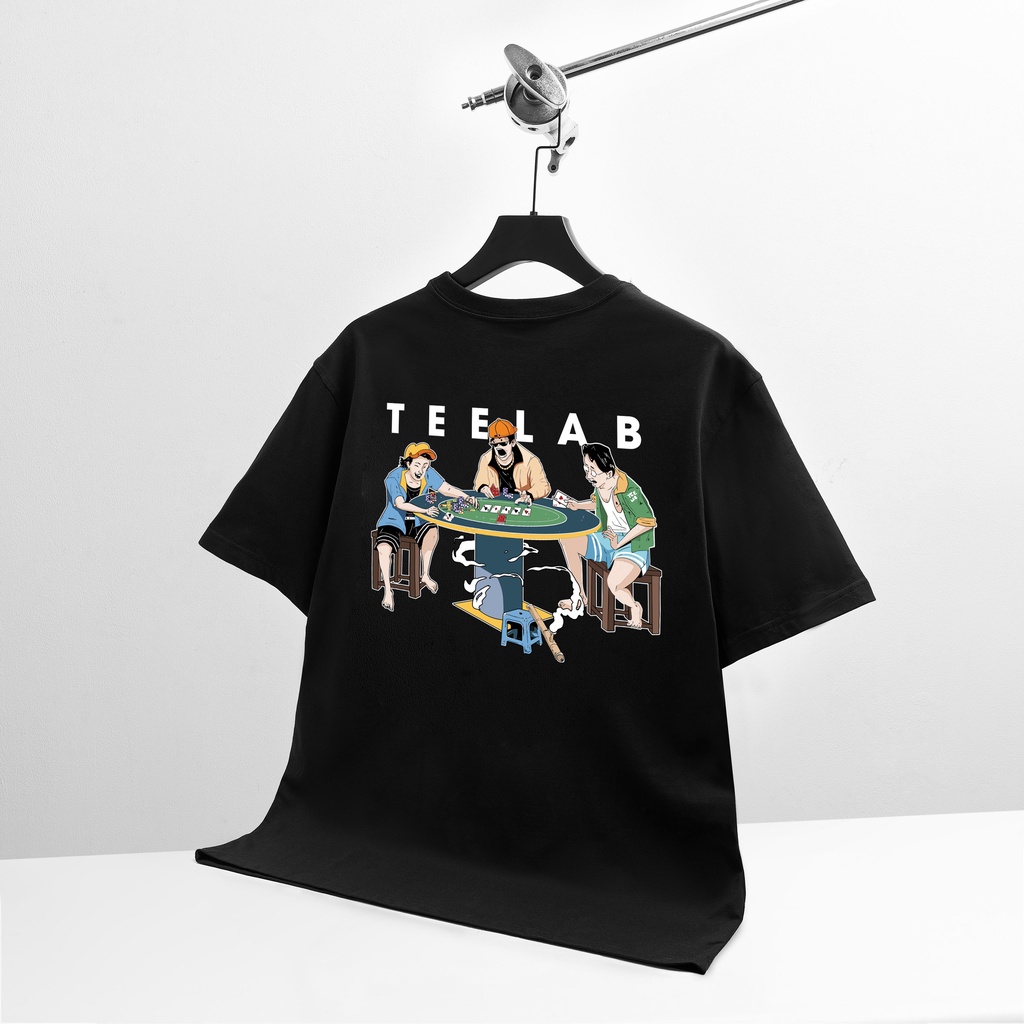 Áo Thun Local Brand Unisex Teelab Poker Đồng Nghiện Collection TS109