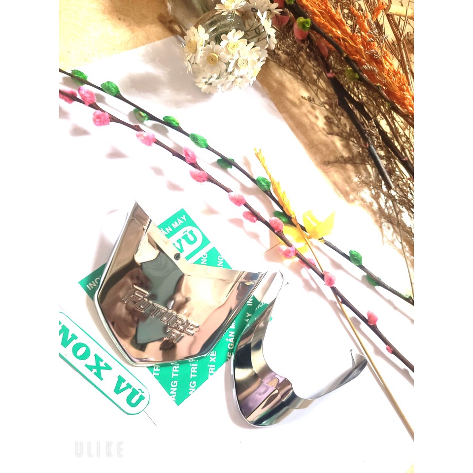 Combo Ốp dè INOX xe Future 2018 -2023  + 1 tem logo HONDDA giá 1 bộ tại xưởng INOX Vũ