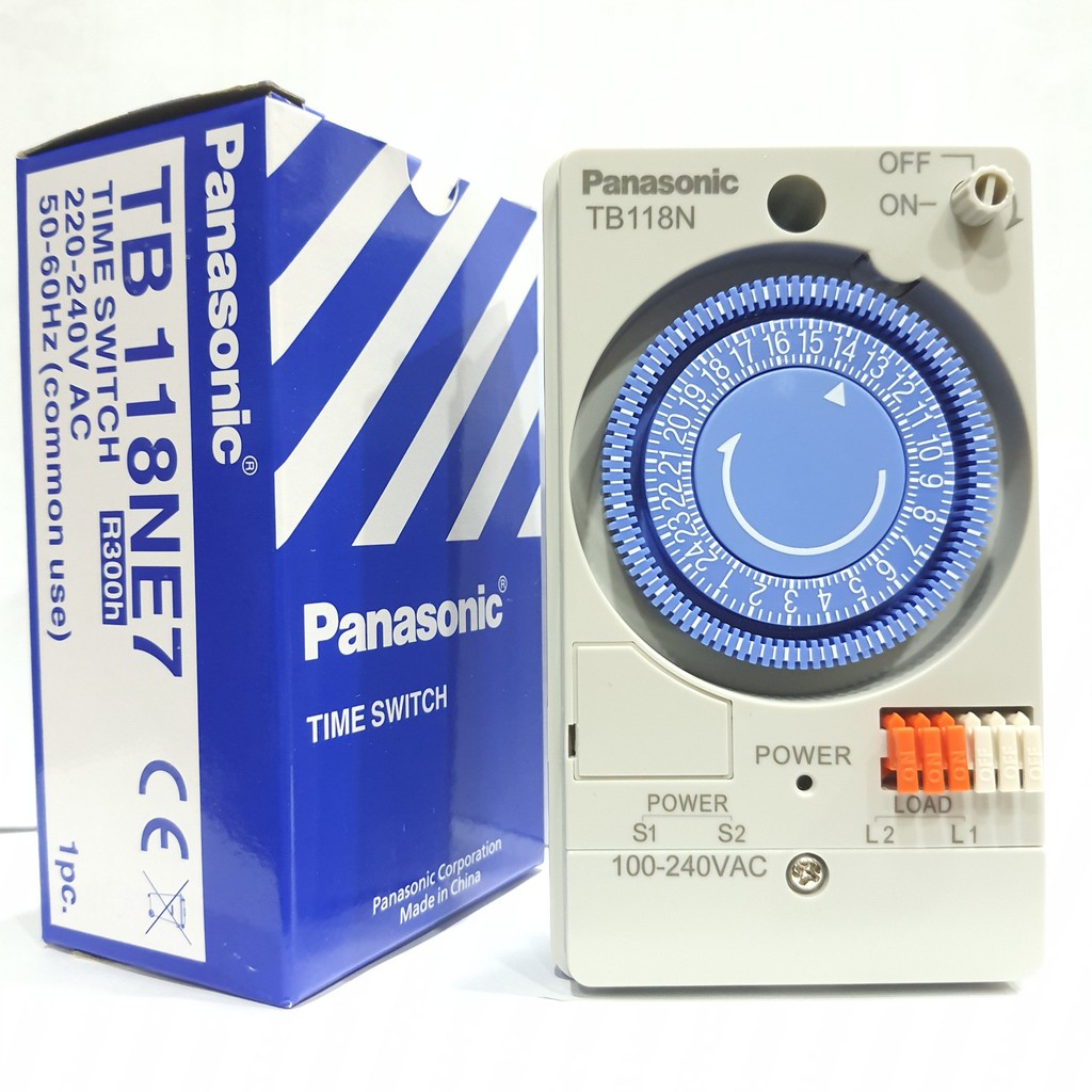 Timer 24h, Bộ hẹn giờ timer, công tắc thời gian Relay thời gian thực TB388 TB388K Panasonic