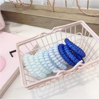 Hộp 10 cột tóc lò xo nhiều màu