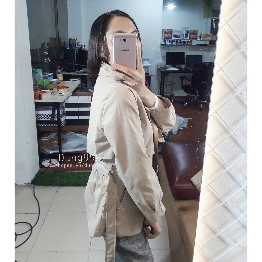 [HÀNG CAO CẤP] Áo khoác kaki 2 lớp siêu nữ tính thu đông 2020 hàng sẵn (kèm ảnh thật) | BigBuy360 - bigbuy360.vn