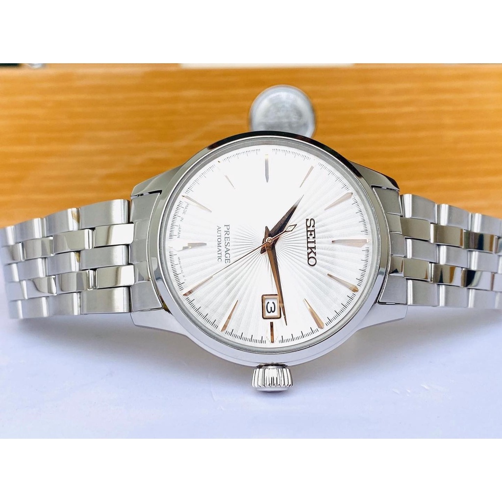 Đồng Hồ Nam SEIKO Presage Cocktail SARY137 Chính Hãng Tặng Dây Da Cao Cấp