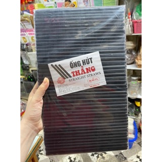 1 bịch 500 gram ống hút màu đen nhỏ phi 8 dùng để uống sinh tố nước mía