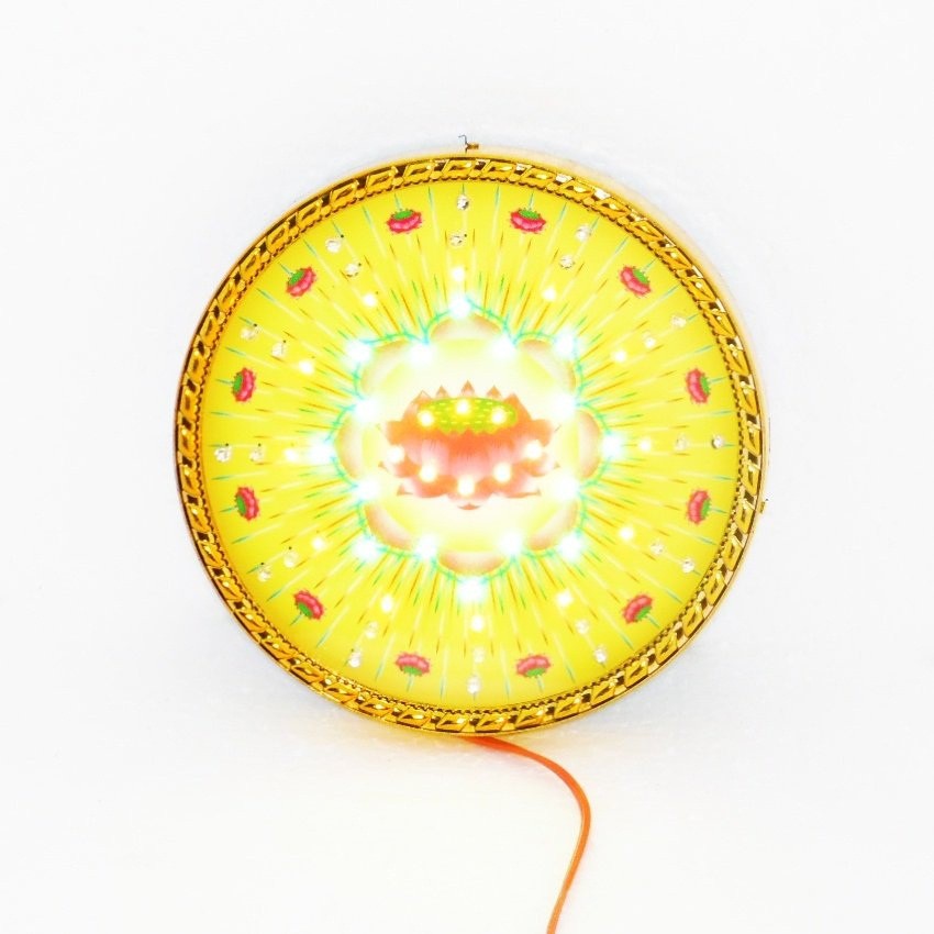 Đèn LED Hào Quang Hoa Sen HS-25 25cm (Vàng)
