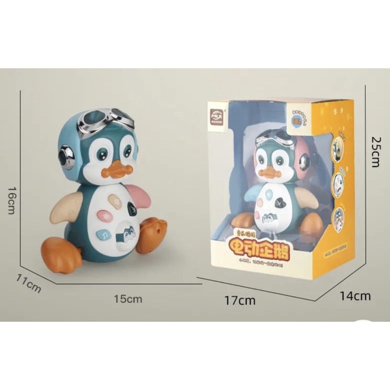 Đồ chơi chim cánh cụt nhảy múa phát nhạc điện tử cho bé