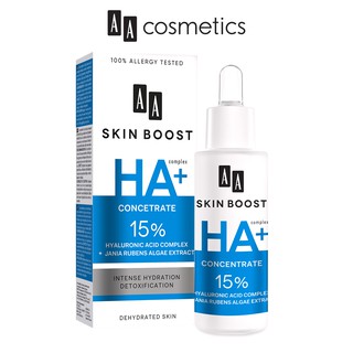 Serum cấp ẩm và làm mịn da AA Cosmetics Skin Boost HA+ lọ 30ml