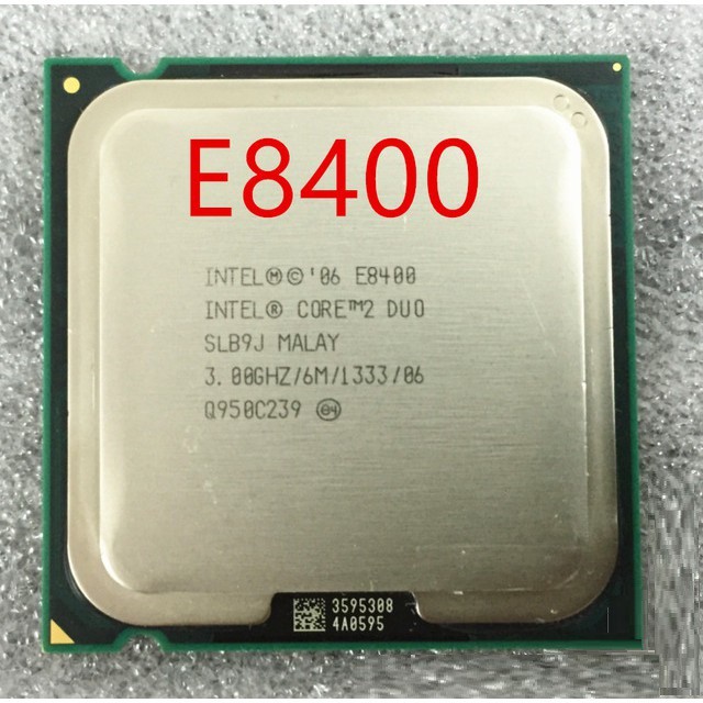 Bộ vi xử lý Intel CPU Core 2 Duo E8400 3.0 GHz