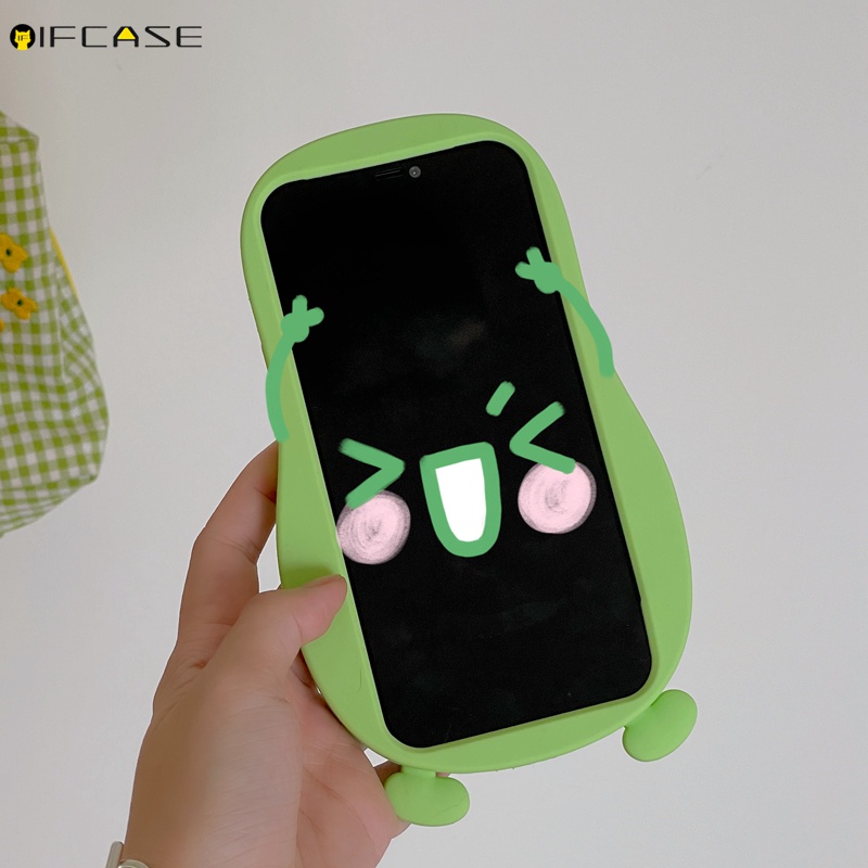 Ốp Điện Thoại Silicone Mềm Chống Sốc In Hình Trái Cây 3D Cho iPhone 13 12 11 Pro Max