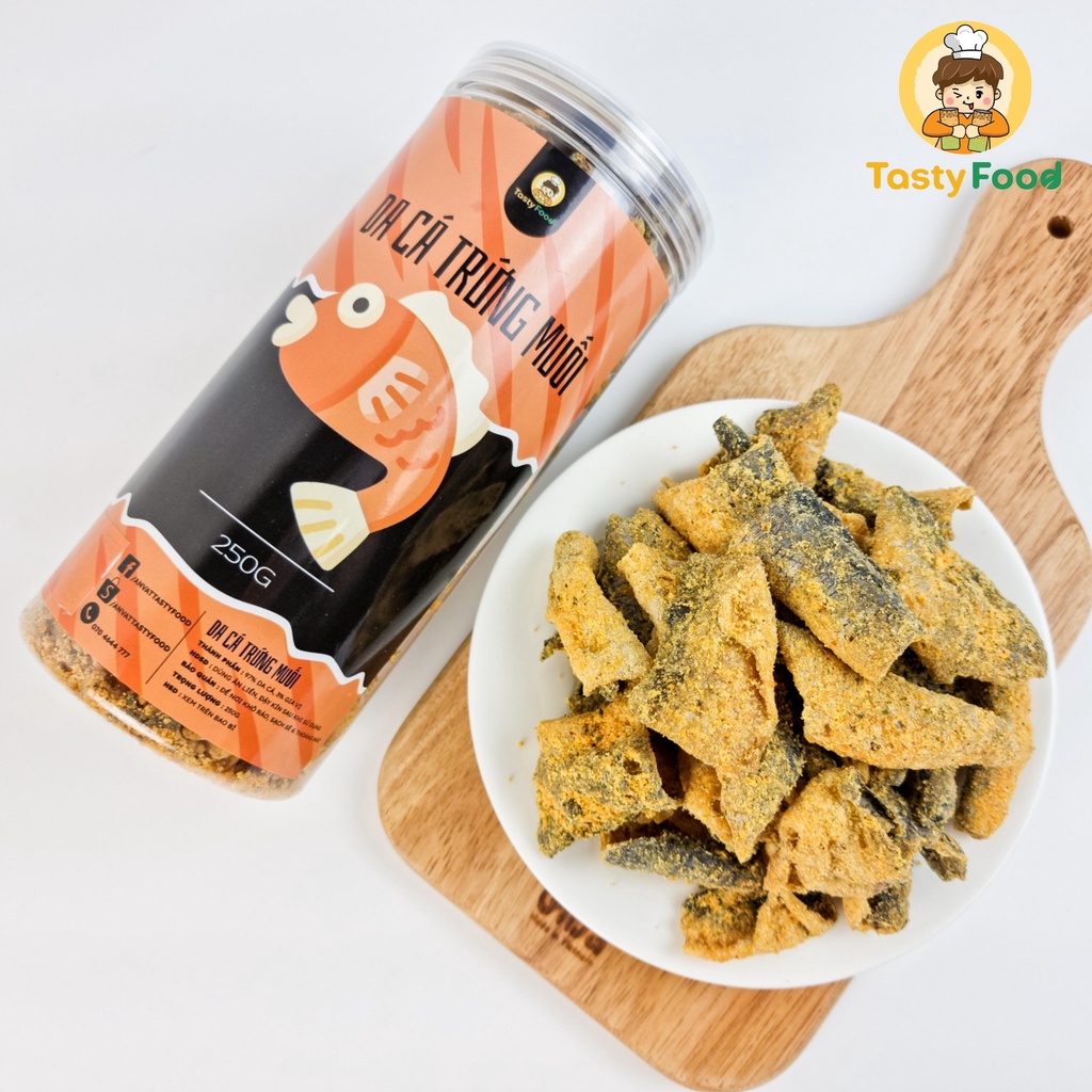 250G Hũ Da Cá Lắc Trứng Muối Tasty Food