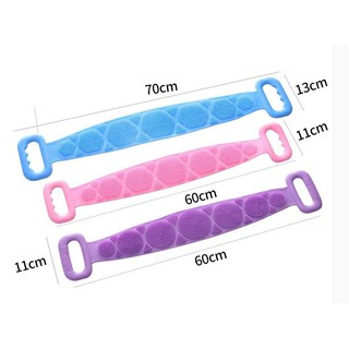 Đai Tắm Chà Lưng Cọ Lưng Silicon Massage