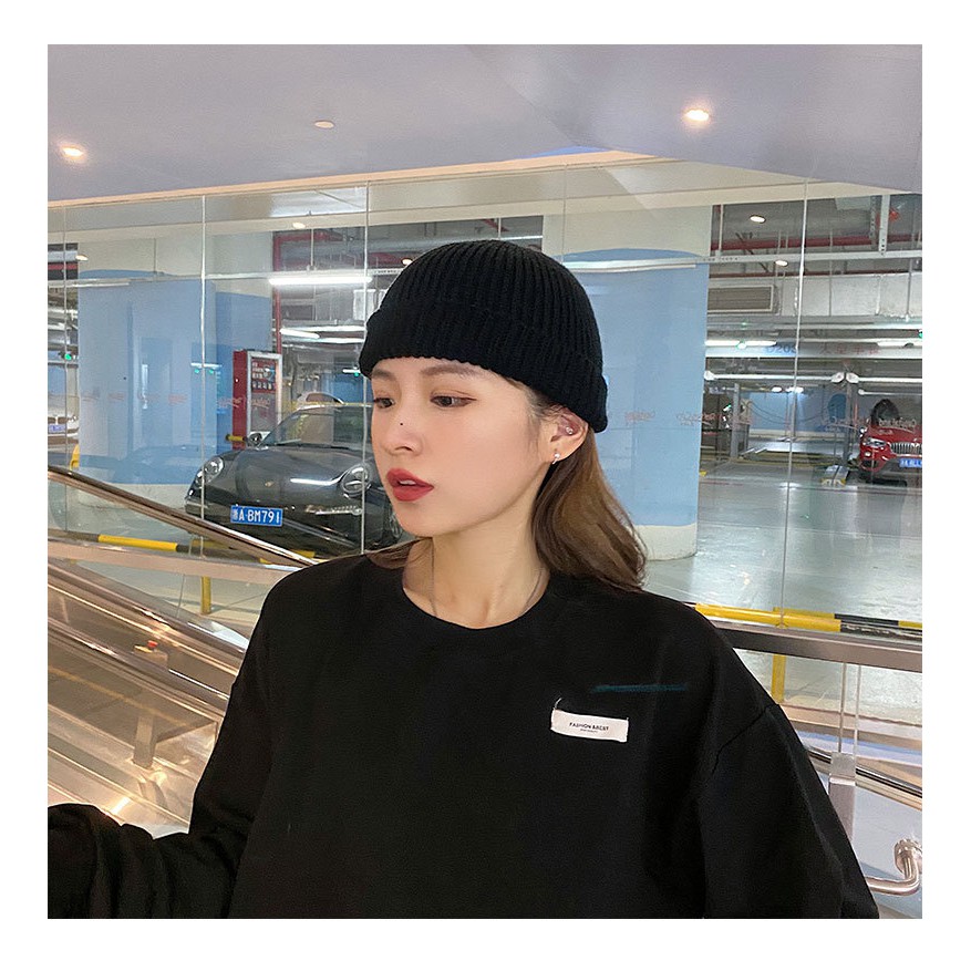 Mũ Len Beanie Nón len Nam nữ Unisex Giữ Ấm Retro Phong cách Hàn Quốc Thu Đông Checkin Đà Lạt