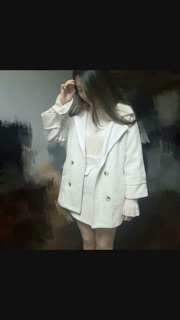 Set blazer dạ kèm chân váy ( có ảnh thật)